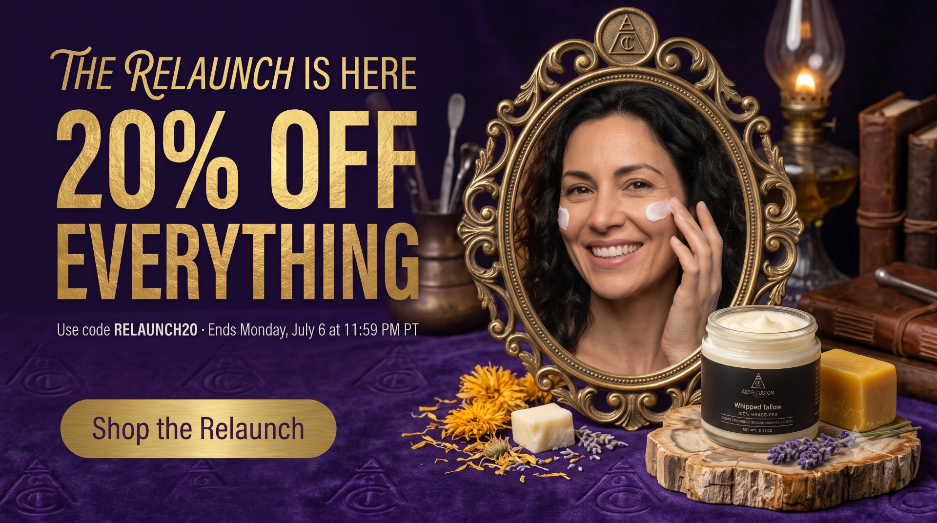 Aseir Custom Relaunch — 20% off everything with code RELAUNCH20